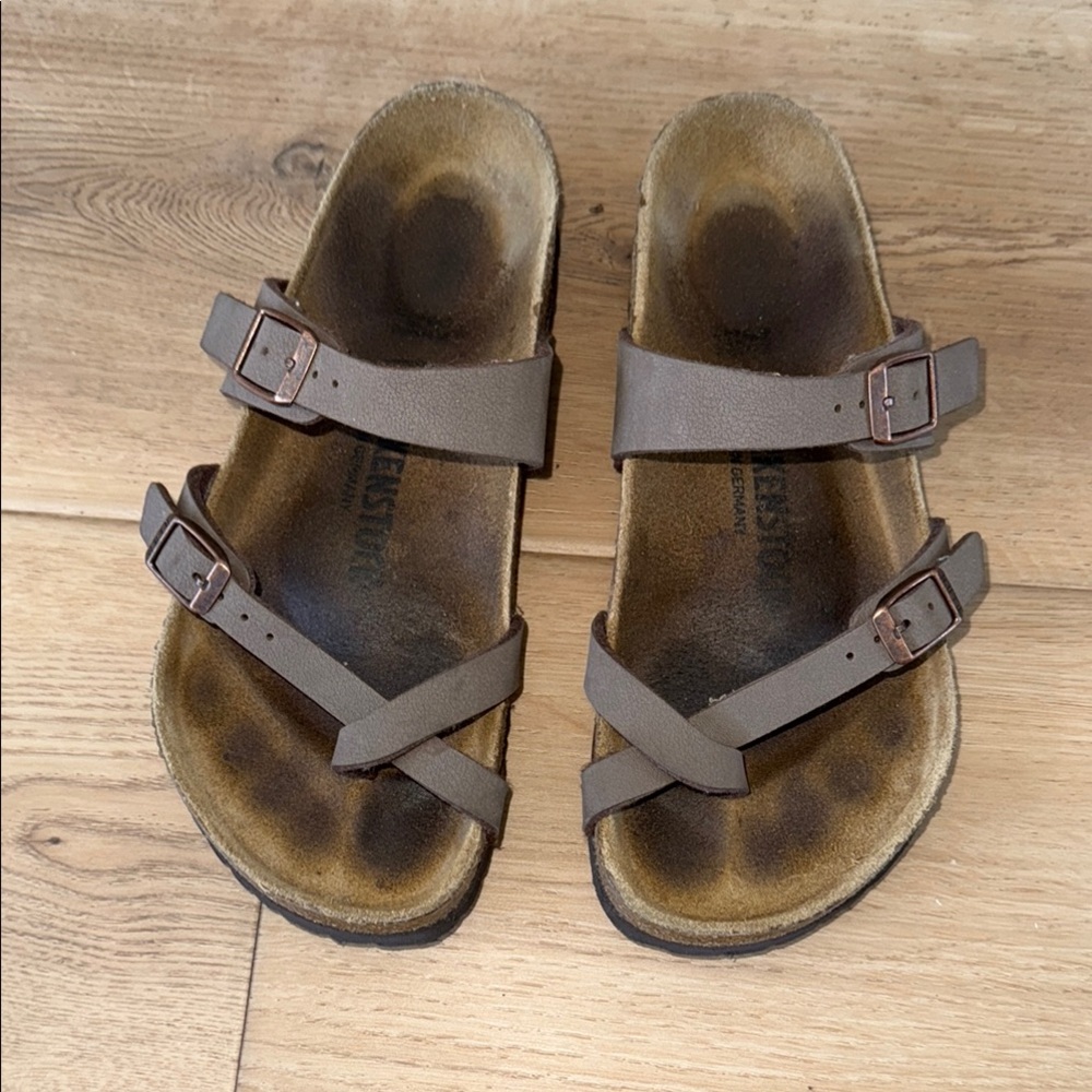 Birkenstock Brown Leather Sandals